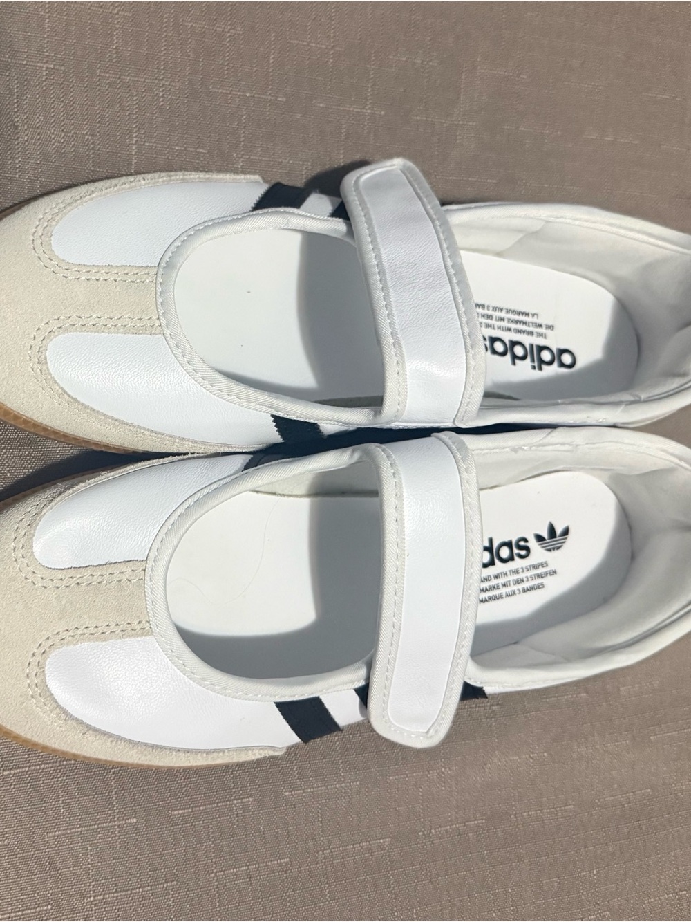 adidas White and Black Samba Jane’s